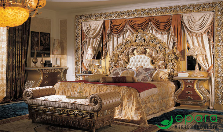 Set Kamar Tidur Classic European Royal Style