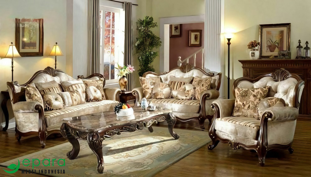 Set Sofa Tamu Klasik Royal Maharaja